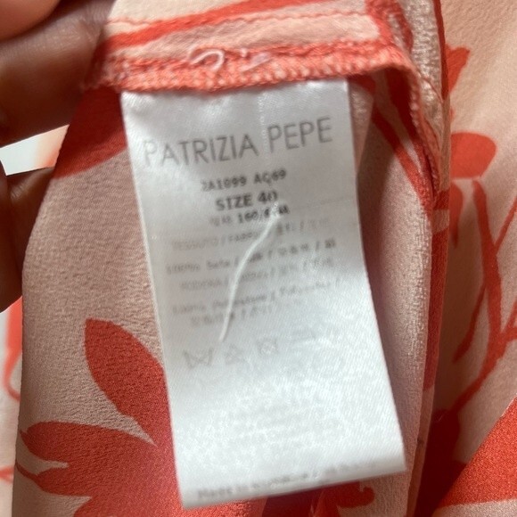 Patrizia Pepe Smocked  Strapless  Silk Floral Maxi Dress 4 - Picture 7 of 15